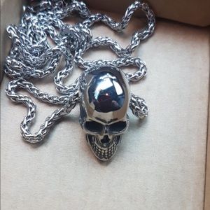 new Halloween Skull Stainless Steel necklace